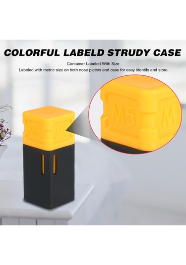 Skycity M5 Çelik Legatur Somunu - Renkli Etiketli Plastik Kutu İle Tekli Paket