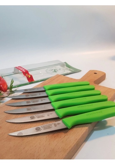 Sürdövbisa 61010 6'lı Meyve Seti Sivri Uç Yeşil Çok Renkli