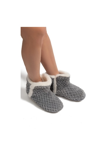 Twigy Yasmin Kadın Ev Botu Gri 36/41 Gri