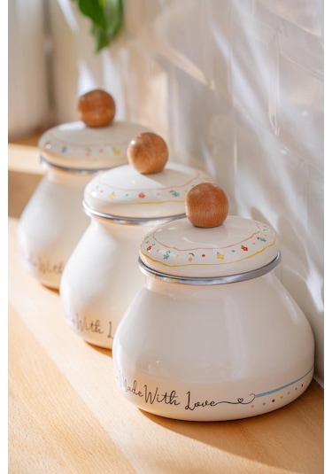 Made With Love 6 Parça Kavanoz Seti - 1 Lt