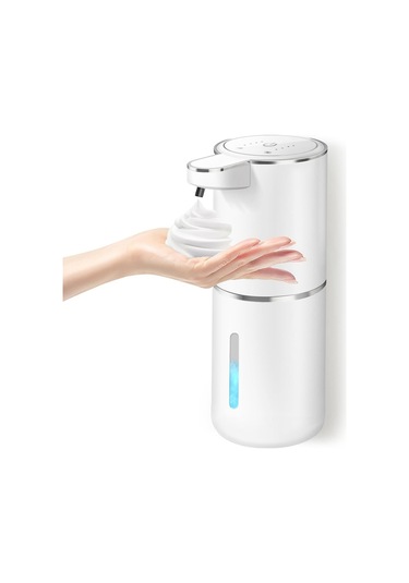 Anjiexun Sabunluk - Temassız Köpüren Sabunluk 400ml Banyo İçin Beyaz