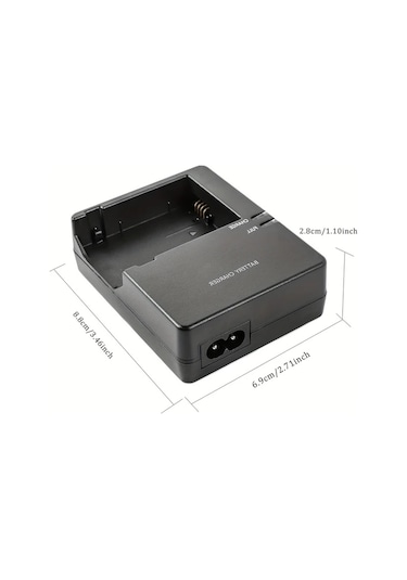Xuweiwei Edekoy Lc-e8eu Şarj Cihazı Sony A7 Iıı A7 Iv 100-240v 2.4a Hızlı Şarj Kompakt Seyahat Led Göstergeli Metalik Kaplama