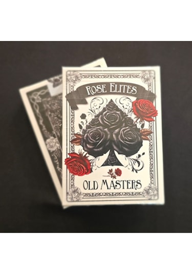Rose Elites - Old Masters Black Marked Deck İşaretli Premium Oyun Kağıdı İskambil Kartları Destesi