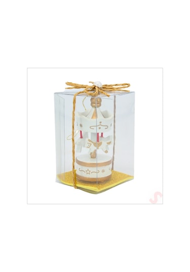 Kutulu Mini Atlı Karınca, 8,5cm X 3,5cm - Altın Süslü