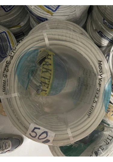 50 Metre 3x2.50 Mm Ttr Cca Elektrik Kablosu