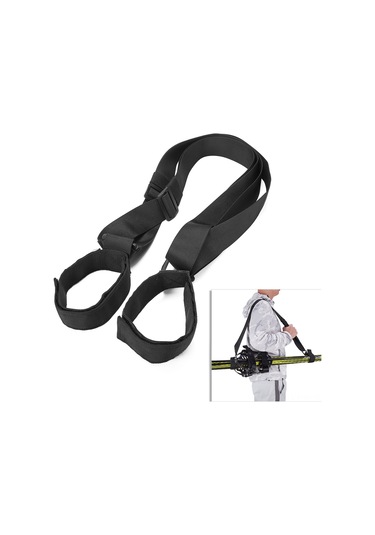 Geeksen Nylon Kayak Taşıma Kayışları: Çift Askılı, Melanjlı, Omuz Ve El Taşımı 240x3.8 Cm Siyah Siyah