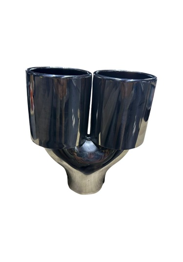 Krom 2 Li Yuvarlak Model 90mm Egzoz Ucu