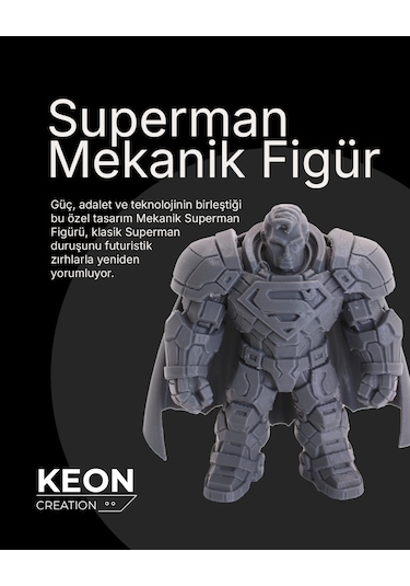 Mekanik Superman Figür