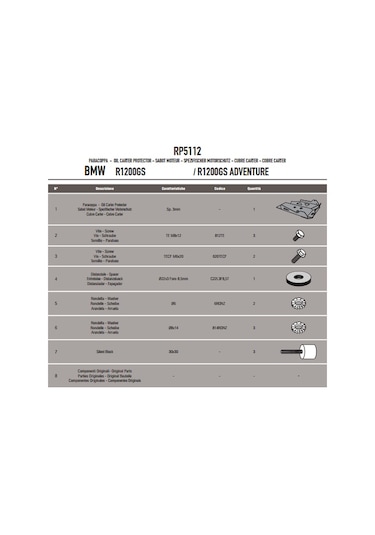 Givi Rp5112 Bmw R1200Gs - R1200Gs Adventure 13-18 - R1200R Rs