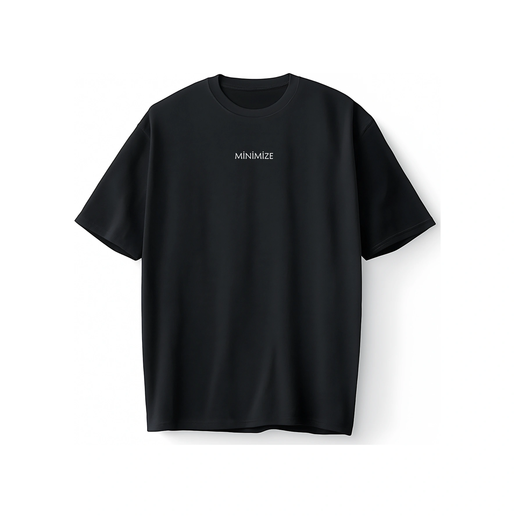 Bumeta Minimize Oversize Unisex Tişört T-shirt Siyah