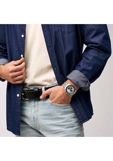 Fossil Ffs6124 Erkek Kol Saati Metalik Gri