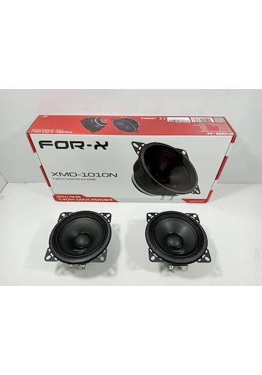 For-x Midrange 10cm For-x Xmd-1010n 140w 60rms 10cm Midrange Hoparlör