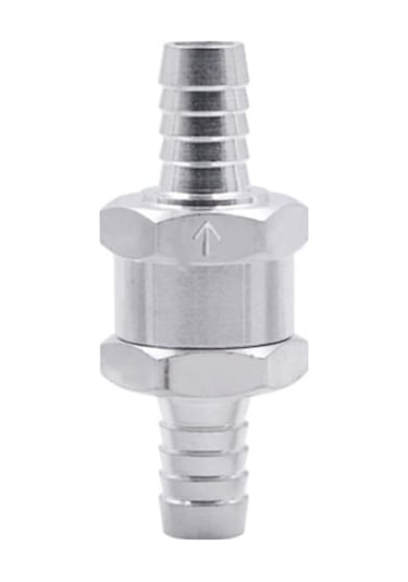 Fastbuy Araba 10mm Alüminyum Yakıt Benzinli Tek Yönlü Geri Dönüşsüz Çek Valf