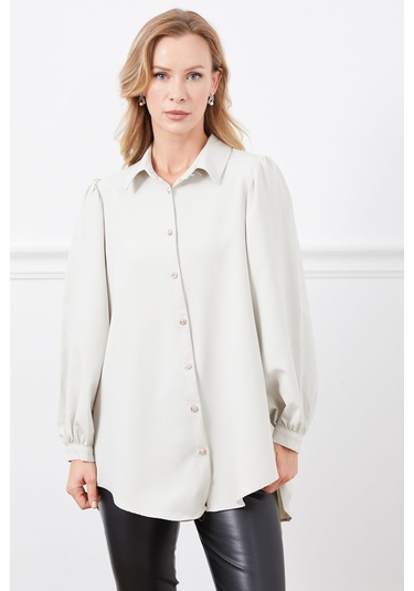 Dparis Örgü Kemerli Gömlek