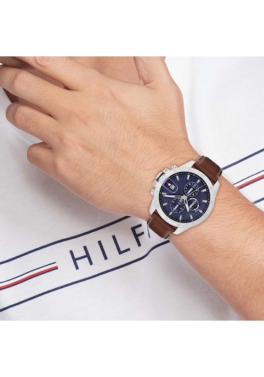 Tommy Hilfiger Th1792195 Erkek Kol Saati Metalik Gri