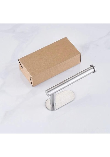 Hombey 304 Paslanmaz Çelik Banyo Kağıdı Tutucu, Otomatik Yapışkan Montaj, Paslanmazsız, 2.5 Kg Yük Kapasitesi, Modern Tasarım Altın