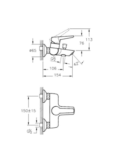 Artema Solid S Banyo Bataryası A42444