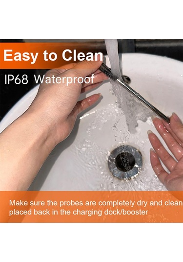 Teltree Bluetooth Et Termometresi, 150m Menzil, Akıllı Uygulama Kontrolü, Alarm Ve Zamanlama Fonksiyonu, 304 Çelik Prob, Şarjlı Depolama Tabanı İle Dış Mekan Izgara Termometresi