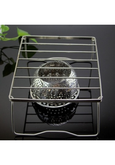 Wondernest Outdoor Mini Taşınabilir Katlanır Izgara Paslanmaz Çelik 304 Fırın Kafa Braketi 23x19.5x11cm Çok Renkli Çok Renkli