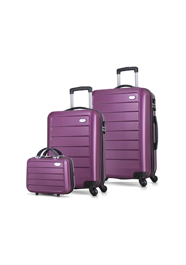 My Valice Ruby Abs 3'Lü Valiz Seti (Makyaj + Kabin + Orta Boy)