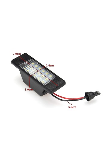 Shineyee Nissan Qashqai İçin 18 Led Plaka Aydınlatma Lambası - Kolay Montaj, Parlak Işık