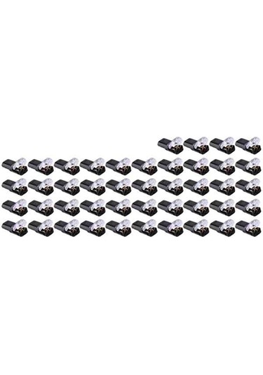 Xurunkeji 44 Adet Çift Kablolu Tak-çıkar Konnektör, Kilitli Tokalı Takılabilir Led Kablo Konnektörleri Hızlı Bağlantı Kablo Konnektörleri