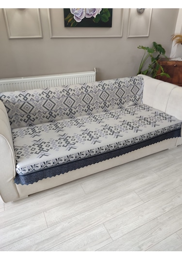 Koltuk Örtüsü Kaymaz Kilim Mavi