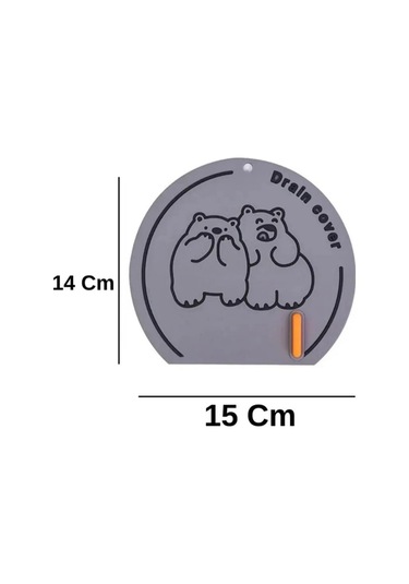 Koku Önleyici Silikon Gider Kapağı