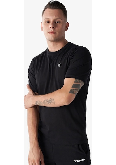 Hummel Hmlt-ic İco Regular Erkek Siyah T-shirt 911865-2001 Siyah