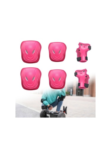 Suntek Koruyucu Dişli Seti Bisiklet Rahat Taşınabilir Dış El Pembe