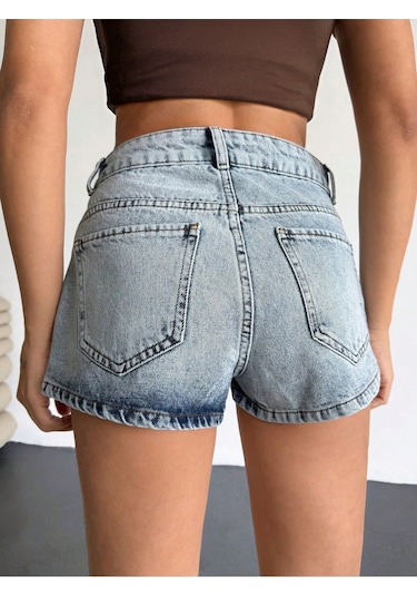 Viking'S Line Emway's Denim Kadın Açık Mavi Kot Şort