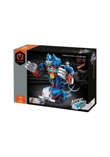 Hidrolik Savaş Robotu Yapım Seti Pilsiz Teknik Robot Oyuncak 694 Parça