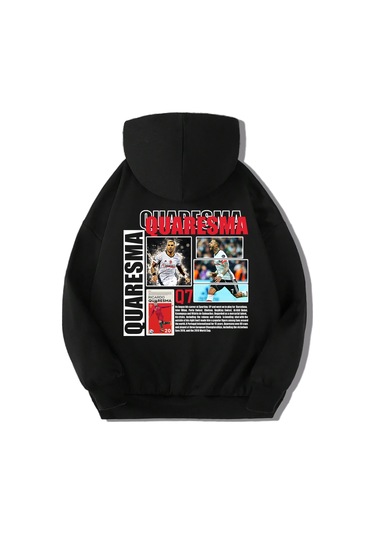 Brz Kids Unisex Çocuk Ricardo Quaresma Hoodie Siyah