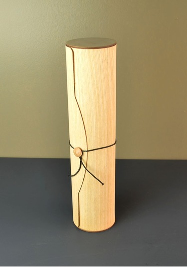 Silindir Ahşap Kutu