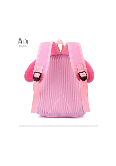 Yeni Sevimli Çocuk Okul Çantası Peluş Kulak Bebek Sırt Çantası Mavi