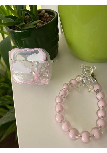 Iphone 3 Nesil Uyumlu Koruyucu Bluetooth Kulaklık Kılıfı Ayı Airpods 3. Nesil