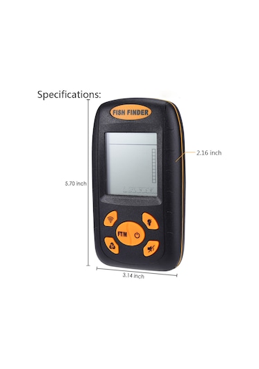 Valkyrie Dijital Balık Bulucu Ultrasonik Sonar Gps100mt Siyah