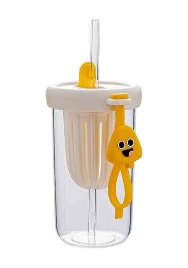 Yüksek Görünümlü Çay Ayrılmış Çiçek Çay Bardağı Saman Bardak Pot Göbek Bardak Ta4fvı Altın Sarısı