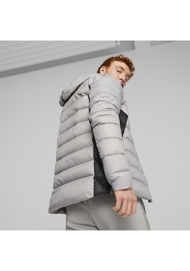 Puma Packlite Hooded Down Jacket Erkek Mont-gri