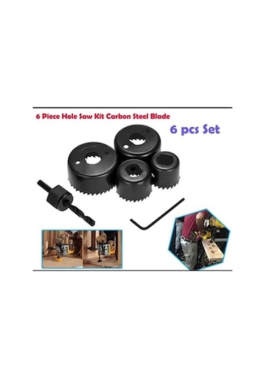 6 Parça Profesyonel Panç Seti Ahşap Kartonpiyer Sunta Alçıpan Del