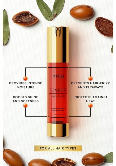 Matsu Luxeoil Argan Saç Bakım Yağı 50 ML