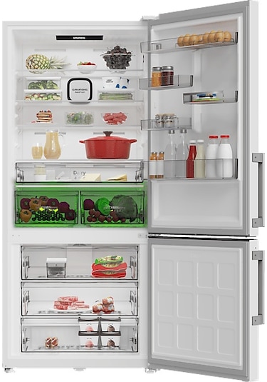 Grundıg GPKND 615 615 L Duo-No Frost Alttan Donduruculu Buzdolabı Beyaz