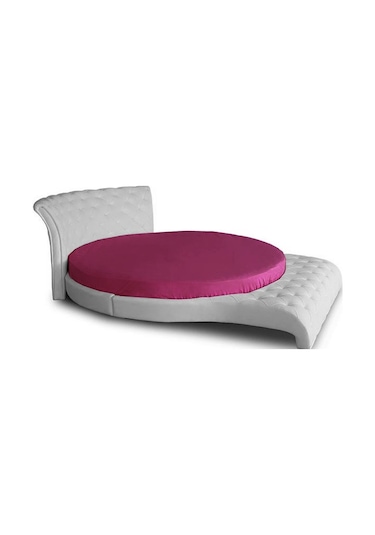 Sofaroom Yuvarlak Çarşaf Vişne