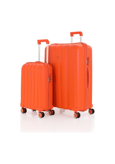 Mçs Polipropilen 2li Valiz Seti Büyük & Kabin V305 S21yy1000077-set 00314 Portakal