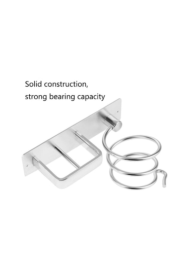 Sones 9448 Space Alüminyum Delgeçsiz Saç Kurutma Makinesi Depolama Rafı Gümüş
