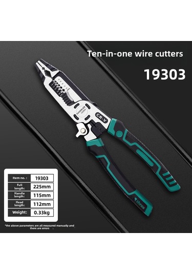 Geeksen Elektrikçi Çok İşlevli Takım: Tel Soğutma, Kesme Ve Basma İçin Dayanıklı Çelik Pense - Ev Tamiri Ve Profesyonel Kullanım