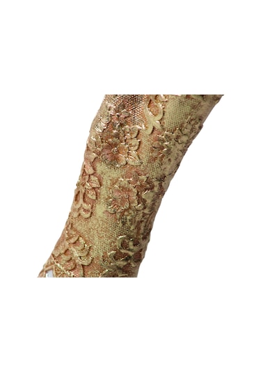 Lüks İşlemeli Geleneksel Yerel Kıyafetli Afrikalı Kadın Heykeli Dekoratif Biblo Ev Ofis Hediyesi Md2