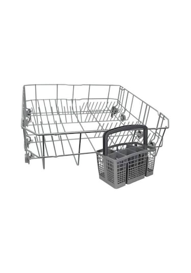 Arçelik Uyumlu Bulaşık Makinesi Alt Sepet + Kaşıklık Sepeti