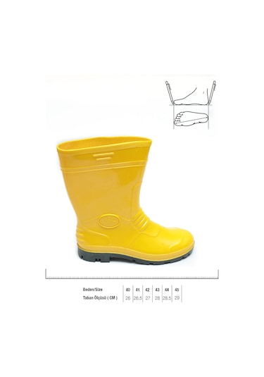 Gezer Erkek Kısa PVC Çizme GC2KMM.00218.00.026.02