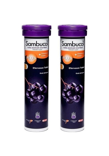 Sambucol Plus Efervesan 15 Tablet 2 Adet